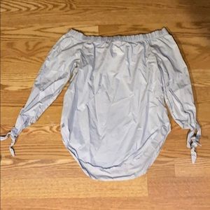 Off the shoulder blouse